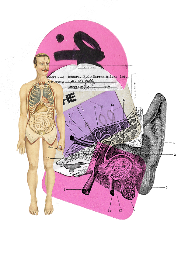 Collage Digital A4 Fine Art "Hangover"